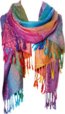 Fashion Women'S Silk Scarf, Luxury Satin Shawl Wrap, Lovely Gift for Women