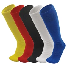Adult Long Knee High Athletic Sports Socks for Football Soccer Baseball Softball