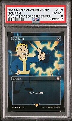 MTG Fallout Sol Ring Borderless Foil 359 PSA 8 Near Mint | eBay MTG Fallout Sol Ring Borderless Foil 359 PSA 8 Near Mint | eBay