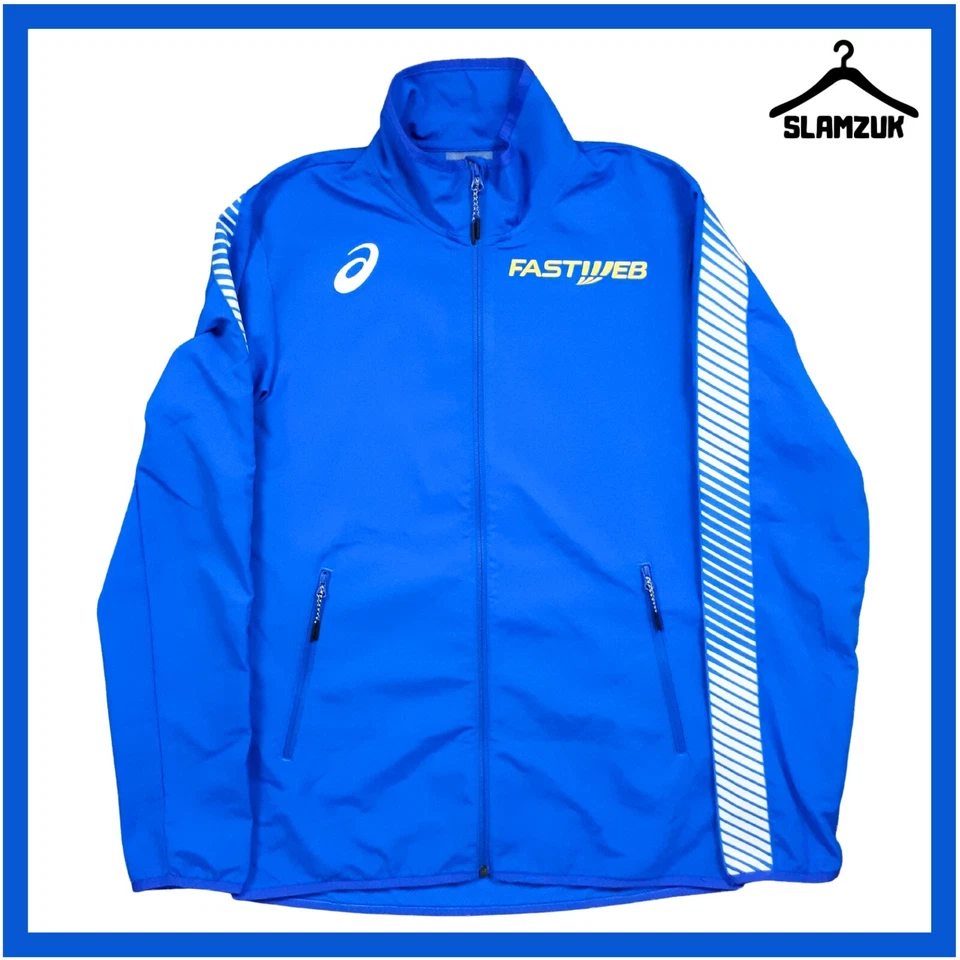 Italy Athletics Jacket Asics Small Italia Kit Track Top Giacca 2019 2020 FC9 - Image 2 of 4