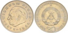 DDR 20 Mark 1972 Wilhelm Pieck (S) vorzüglich - Stempelglanz (46294)
