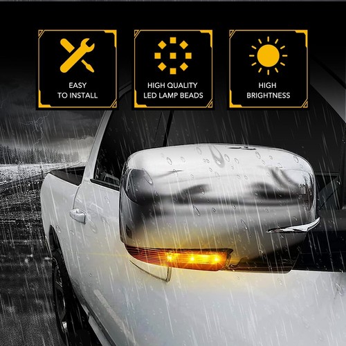 Passenger Mirror Turn Signal Light Lamp Puddle For Dodge Ram 1500 2500 09-14 - 第 7/12 張圖片