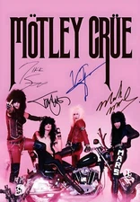 8.5x11 Motley Crue Poster 1983 Vintage Magazine Cover HD