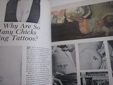 Vintage EASYRIDERS magazine, FINE, Tattoo story photos