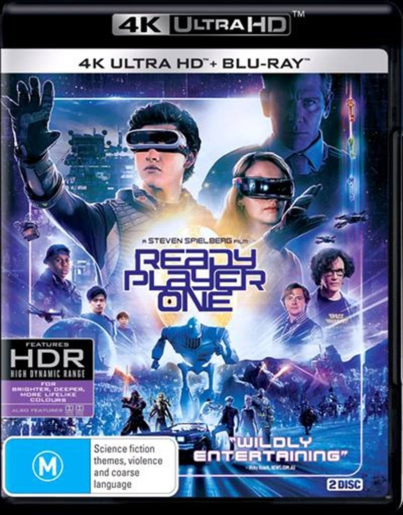 Ready Player One 4K UHD Blu-Ray : NEW