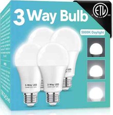 3 Way Led Light Bulbs 50 100 150w Equivalent Daylight White 5000k 3 Way Light B 3 Way Led Light Bulbs 50 100 150w Equivalent Daylight White 5000k 3 Way Light B