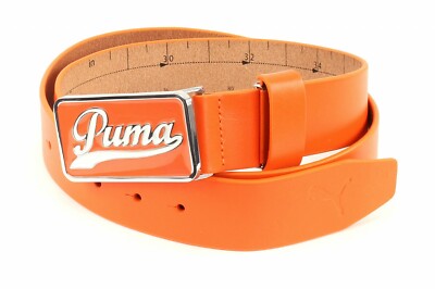 PUMA Script Fitted Belt CTL W115 Gürtel Vibrant Orange neonorange Neu