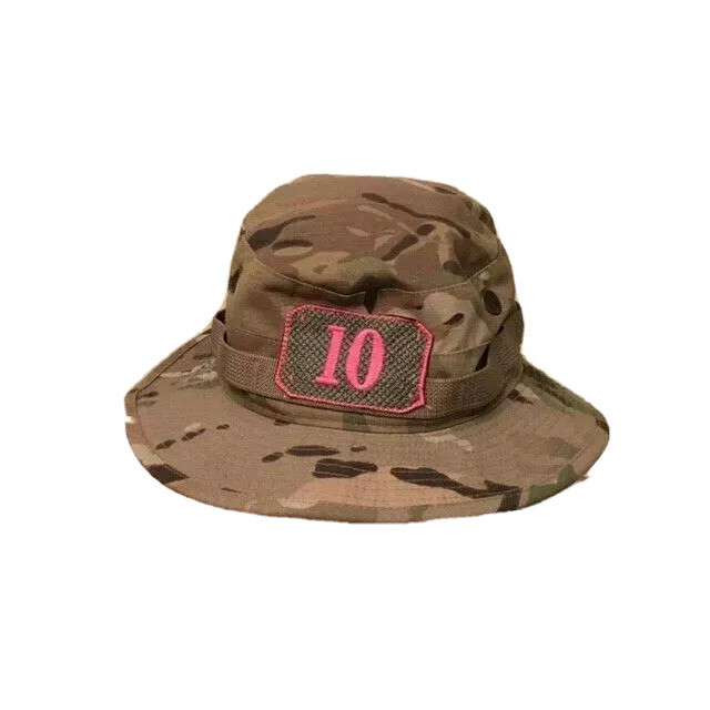 Camo Bucket Hat with Pink Patch – Size 7 1/4 – Propper Hunting & Fishing-image
