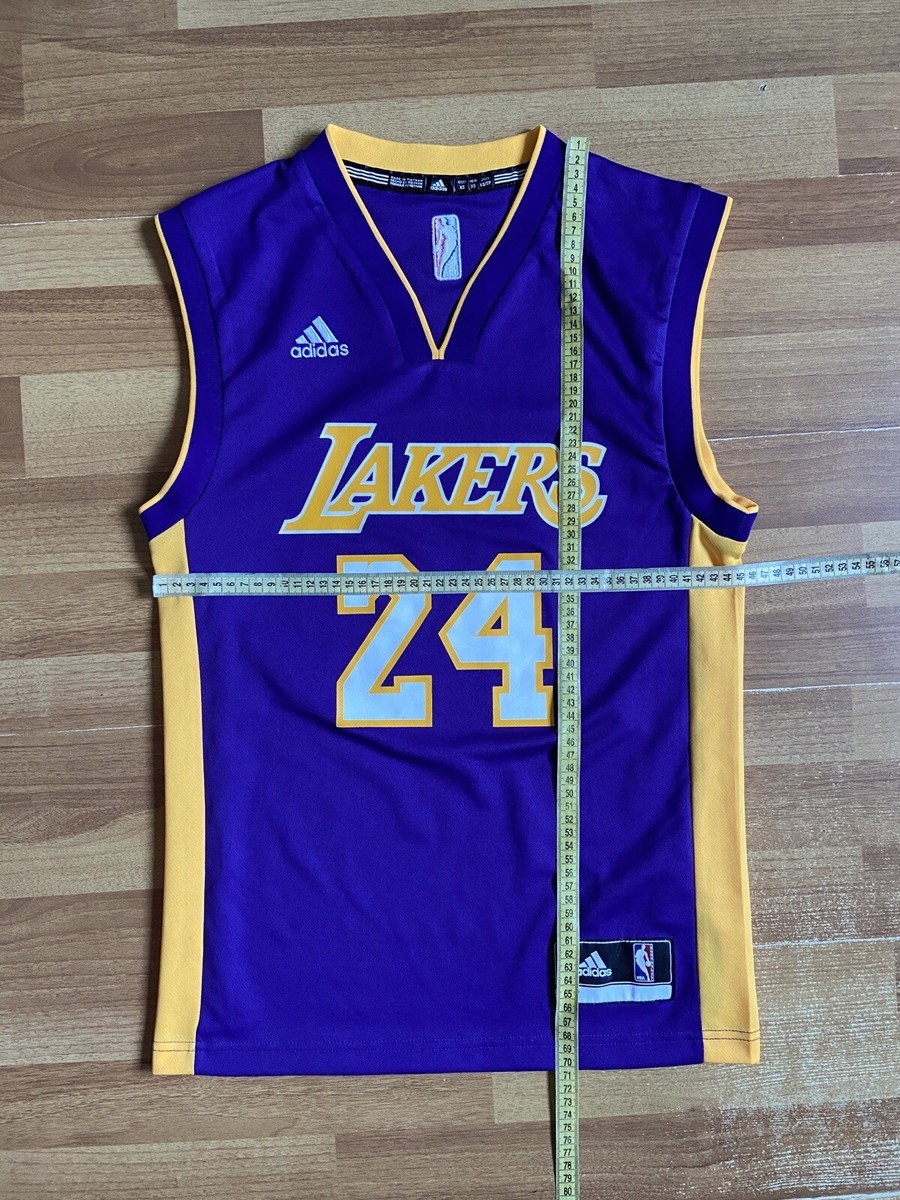 LOS ANGELES LAKERS BASKETBALL SHIRT JERSEY ADIDAS KOBE BRYANT sz