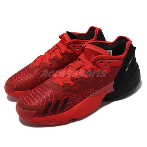 adidas D.O.N. Issue 4 3.01 Louisville Red Black Men Basketball Shoes GX6886 - Picture 1 of 9