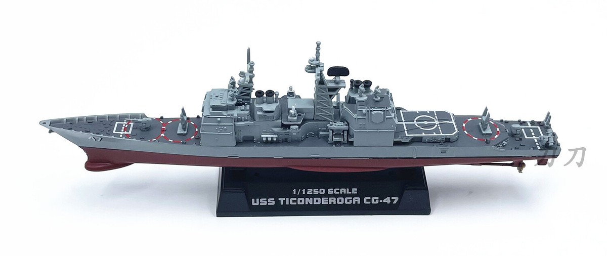 (未使用･未開封品)　Easy Model Warship 1:1250 - USS Ticonderoga Cruiser CG-47 - EM37401 ar3p5n1 1:1250 Uss Ticonderoga Cruiser Cg-47 Finished Military Ship