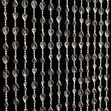79x35 in Crystal Beaded String Curtain Acrylic Hanging Door Beads Valance Decor