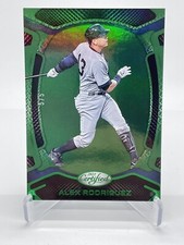 2021 PANINI CHRONICLES CERTIFIED BASEBALL ALEX RODRIGUEZ GREEN 5/5 NY YANKEES