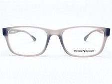 NEW Emporio Armani EA3089 5532 Mens Transparent Grey Eyeglasses Frames 54/18 140