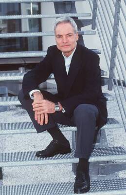 Dieter Laser shoots Hotel Shanghai 221097 actor 1997 Germany Old Photo 1