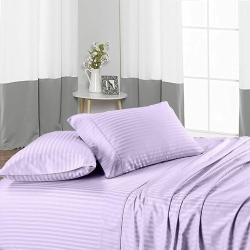 Ultimate Egyptian Cotton 1000TC 4 PCs Sheet Set Select AU Size Multi Colors - Foto 222 di 315