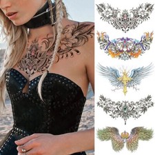 Henna Flower Waterproof Tattoos - Temporary Tatoo Stickers Body Art Tattoos 1pc