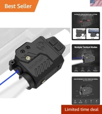 Rechargeable Tactical Flashlight with Strobe & Memory for Full-Size/Compact Guns