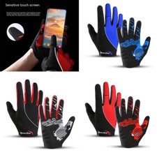 Full Finger Cycling Gloves Touch Screen Non-Slip Breathable Motorcycle Gloves