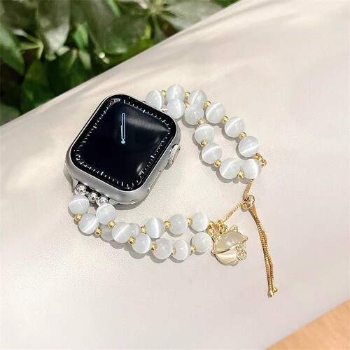 Moda Multicolor Estrella Luna Cuentas Correa de Reloj para Apple Watch S9/S8/S7 - Imagen 5 de 14