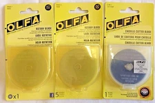 OLFA ROTARY BLADE AND CHENILLE CUTTER BLADES- VARIOUS CHOICES TO CHOOSE FROM