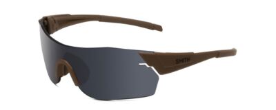 Smith Arena Elite Wrap Rimless Sunglass Tan 499 Brown/CP Black&Clear/Rose 135 mm