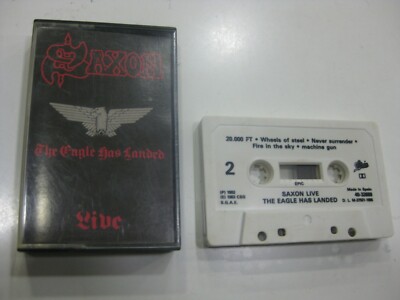 SAXON Kassette Spanisch The Eagle Has Landed, Live 1985