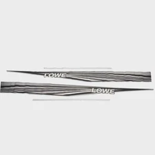 Lowe Boat Graphic Decals 2363332 / 2363333 | Stinger Gray Stickers (Set of 4)