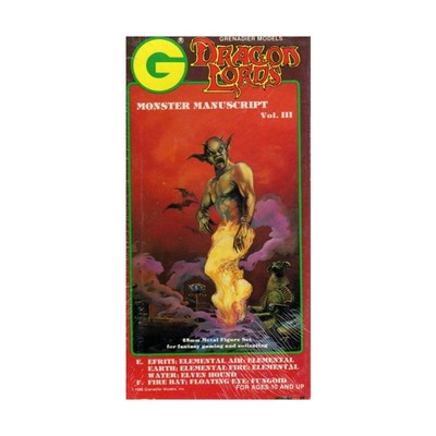 Grenadier Dragon Lords Monster Manuscript #3 E-F VG/NM
