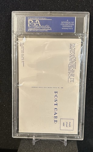 1953-55 DORMAND POSTKARTE #109 ALLIE REYNOLDS POSTKARTE PSA NM-MT 8 - Bild 2 von 3