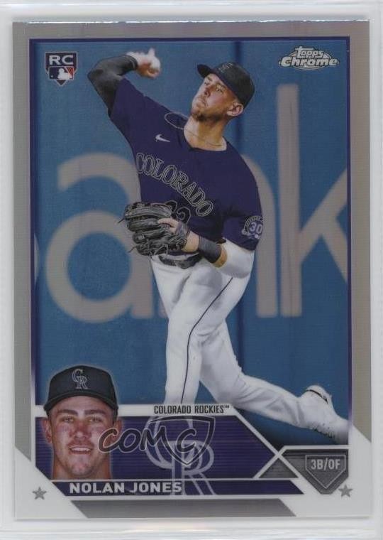 2023 Topps Chrome Refractor Nolan Jones #43 12yr