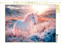 Calvendo Puzzle Unicorn In The Glow Of The Morning Stars | 1000 Pieces, Finished