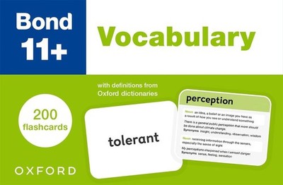 Bond 11+: Bond 11+ Vocabulary Flashcards: 200 flashcards ready for the 2026 exam