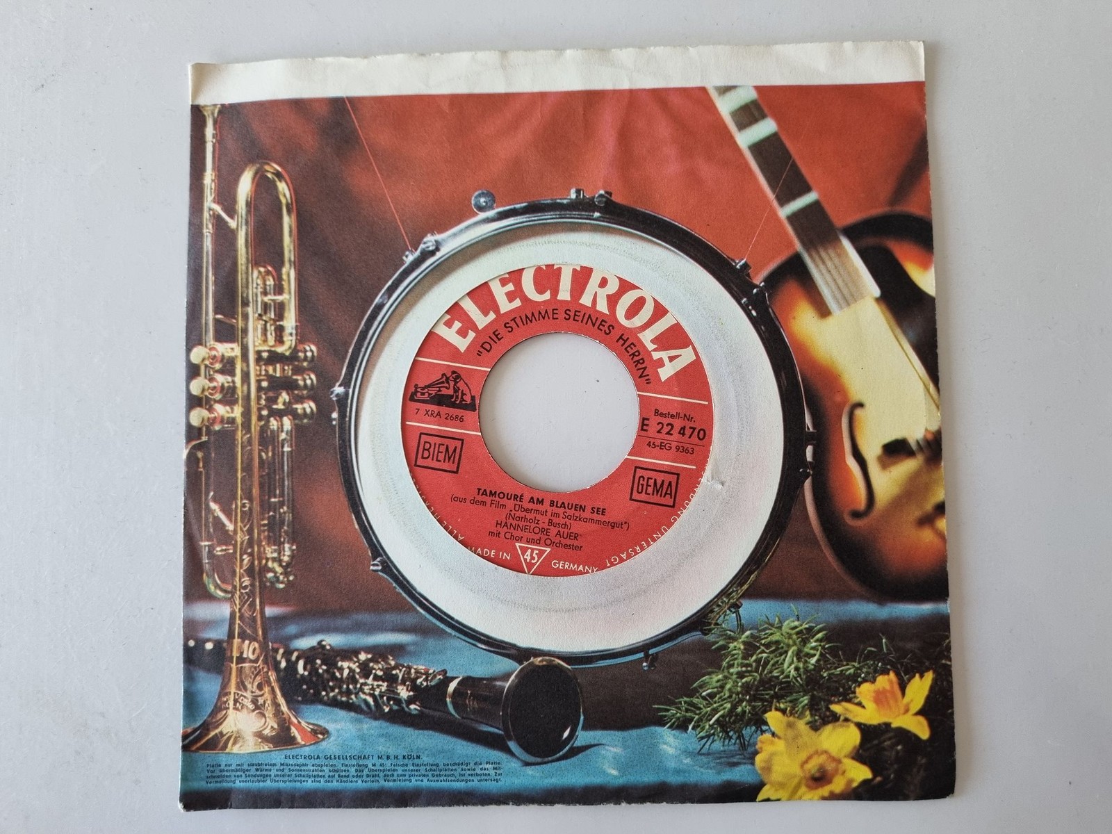 Hannelore Auer - Tamoure Am Blauen See 7'' Vinyl Germany