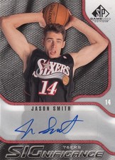 2009 SP Game Used SIGnificance Jason Smith Auto #S-SM