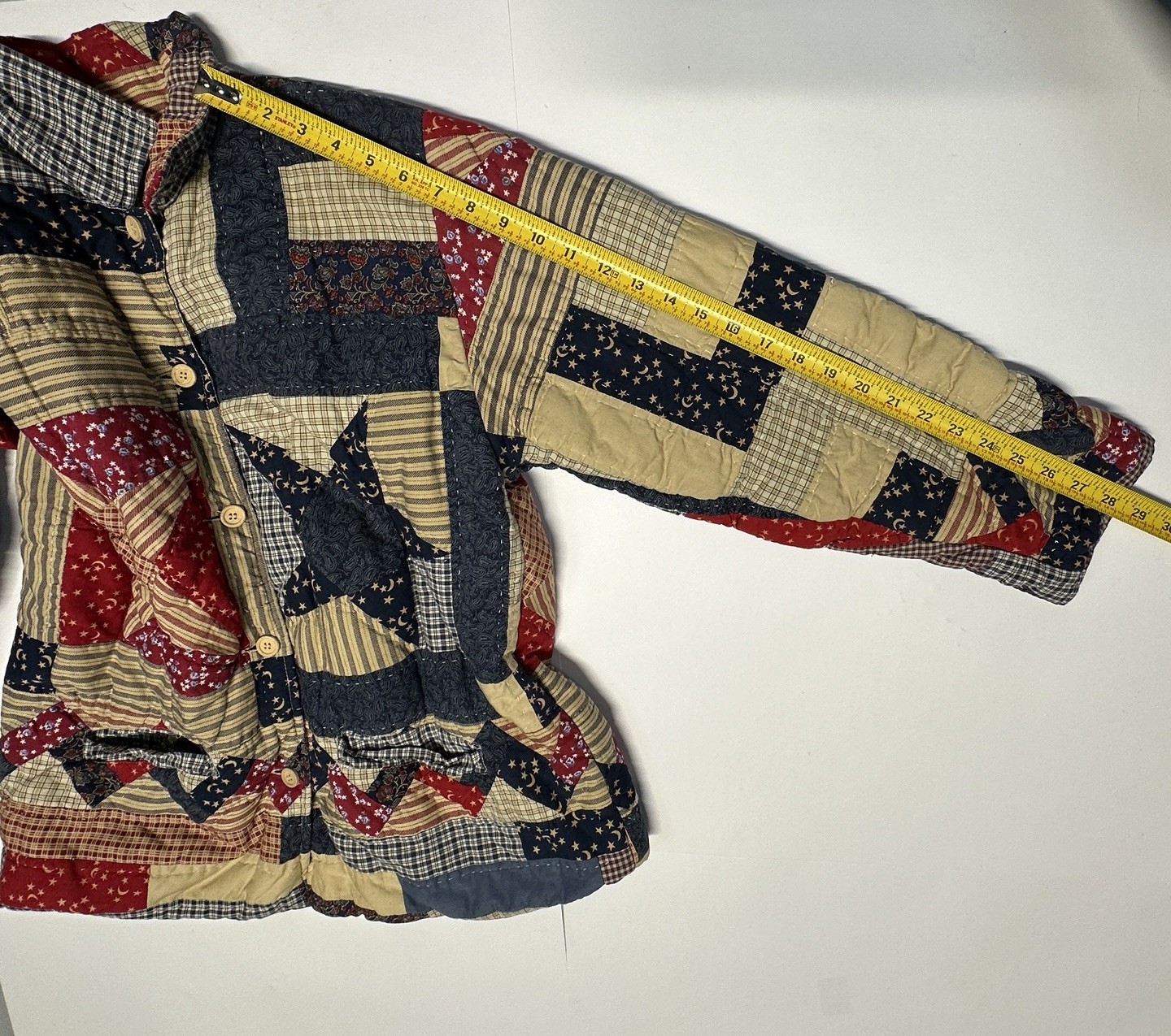 Vintage Reversible Quilted Patchwork Jacket 1990s… - image 18