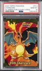 2000 TOPPS POKEMON TV ANIMATION CLEAR CARDS #PC3 CHARIZARD PSA 10