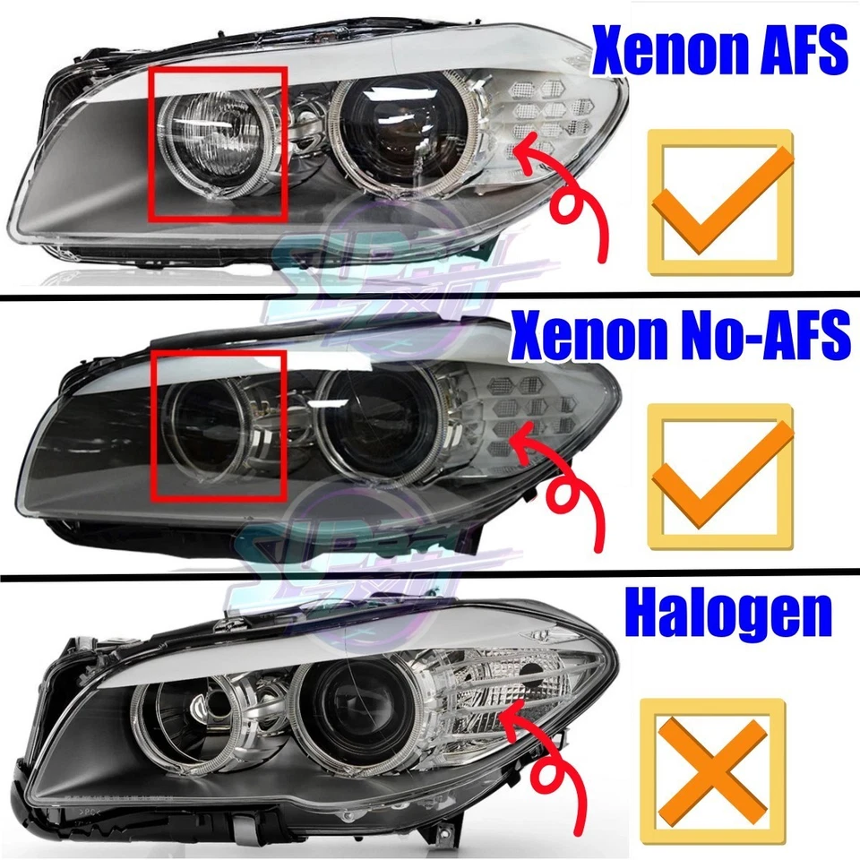 Módulos DRL para BMW F10 F11 M5 528i 535i 550i 550ix Pre-LCI Xenon 2011-2013 Foto 2 de 4