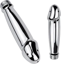 Aluminum Shower Cleaner Enema Douche System,Handheld Water Shower Nozzle Anal Ri