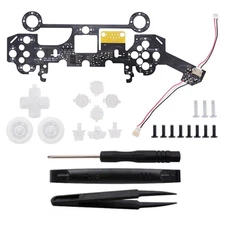 8-Color Luminated D-Pad Thumbsticks LED Face Buttons DIY Kit for PS5 Controller