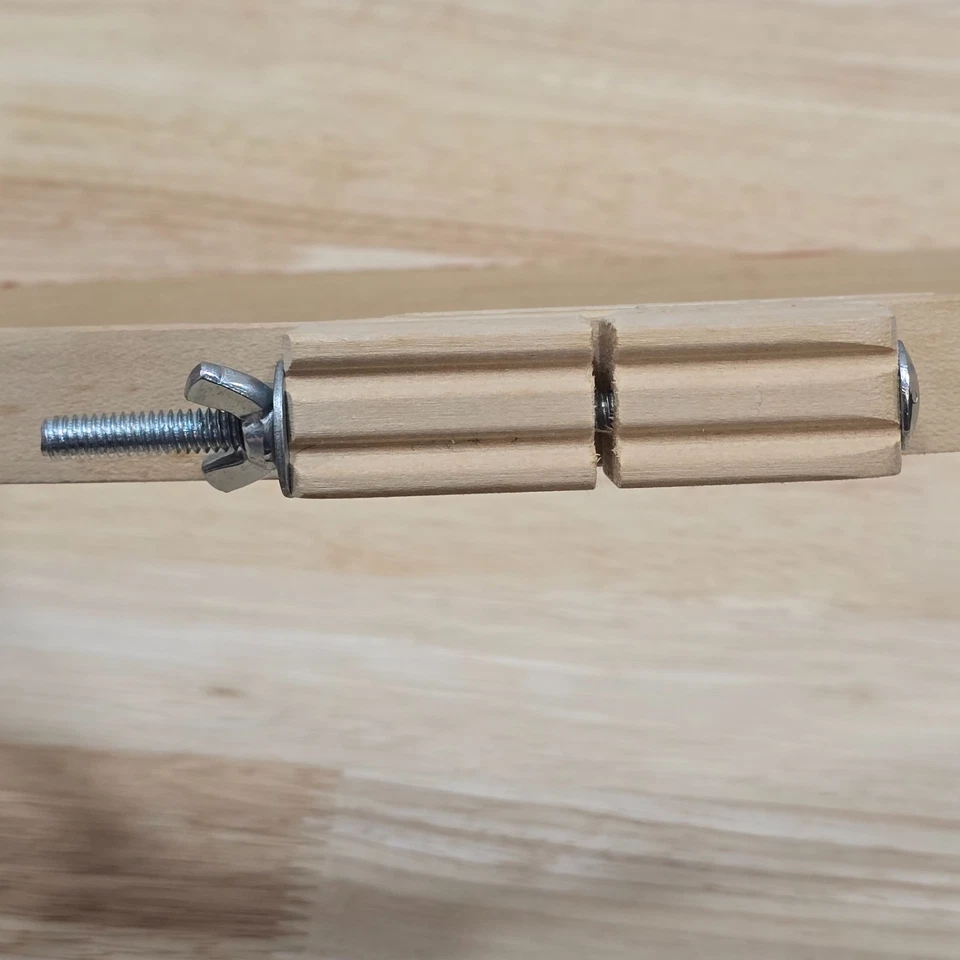 Large 15" Wide Oval Wooden Needlepoint Hoop Quilting Embroidery Cross Stitch - Image 4 of 4