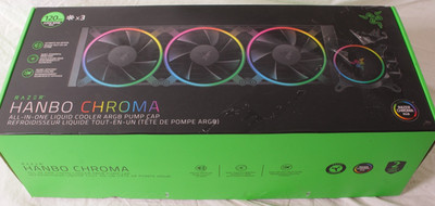 NEW Razer Hanbo Chroma RGB AIO 360mm liquid cooler ARGB pump cap 