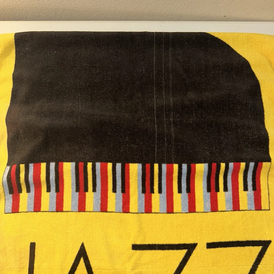 Toalla vintage 1982 Jazz Montmartre Copenhagen Oscar Peterson Foto 3 de 4