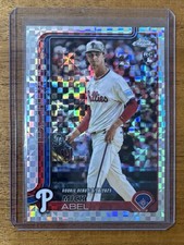 Topps Chrome Update Mick Abel Rookie Debut X-Fractor #USC87 2025 Phillies