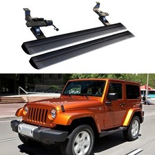 Electric Running Boards Power Side Steps Fits For Jeep Wrangler 2-door 2013-2017