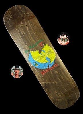 RARE Dr Seuss Lorax Westside Skateshop Wu Tang Skateboard Deck Cartoon Brown NEW