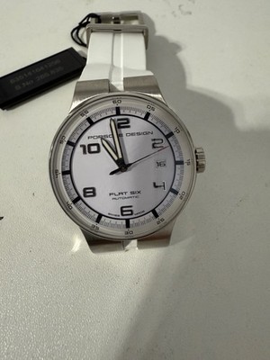 Porsche Design Flat Six 40mm White Dial Automatic Men s Watch P.635141641256