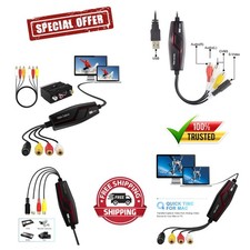 Compact Video to Digital Converter - Easy Transfer from VHS to Mac Windows