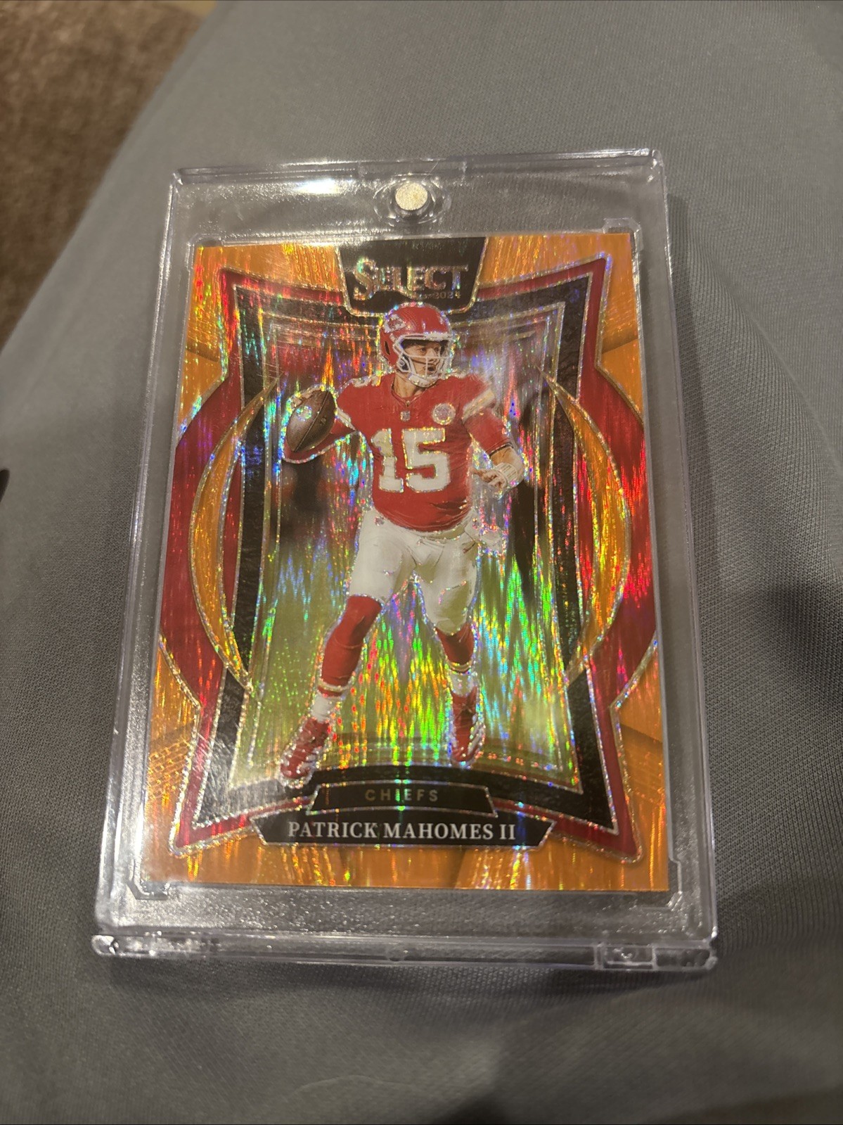 2024 Panini Select - Club Level Patrick Mahomes II #223 Orange Shock Prizm /399