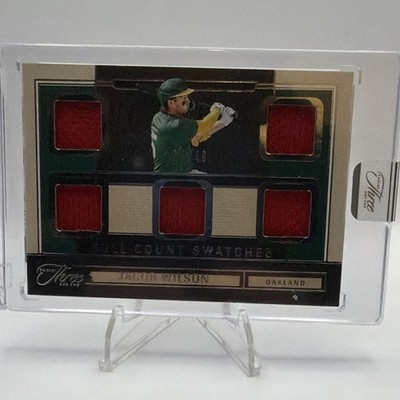 2025 Panini Three and Two - Full Count Swatches Jacob Wilson #FCS-JW 4/49 (MEM